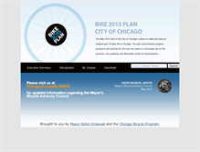Tablet Screenshot of bike2015plan.org
